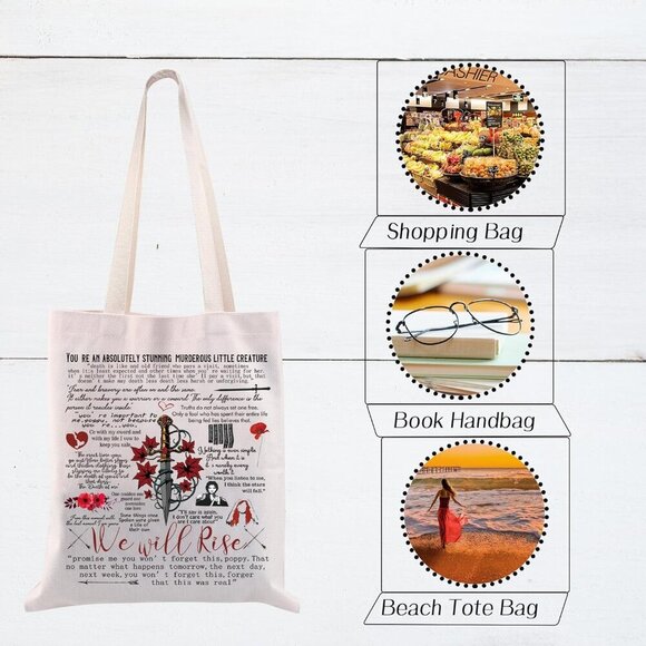 From Blood And A Series Crossbody Bag FBAA Book Quote Adjustable Strap Purse We - Picture 5 of 7